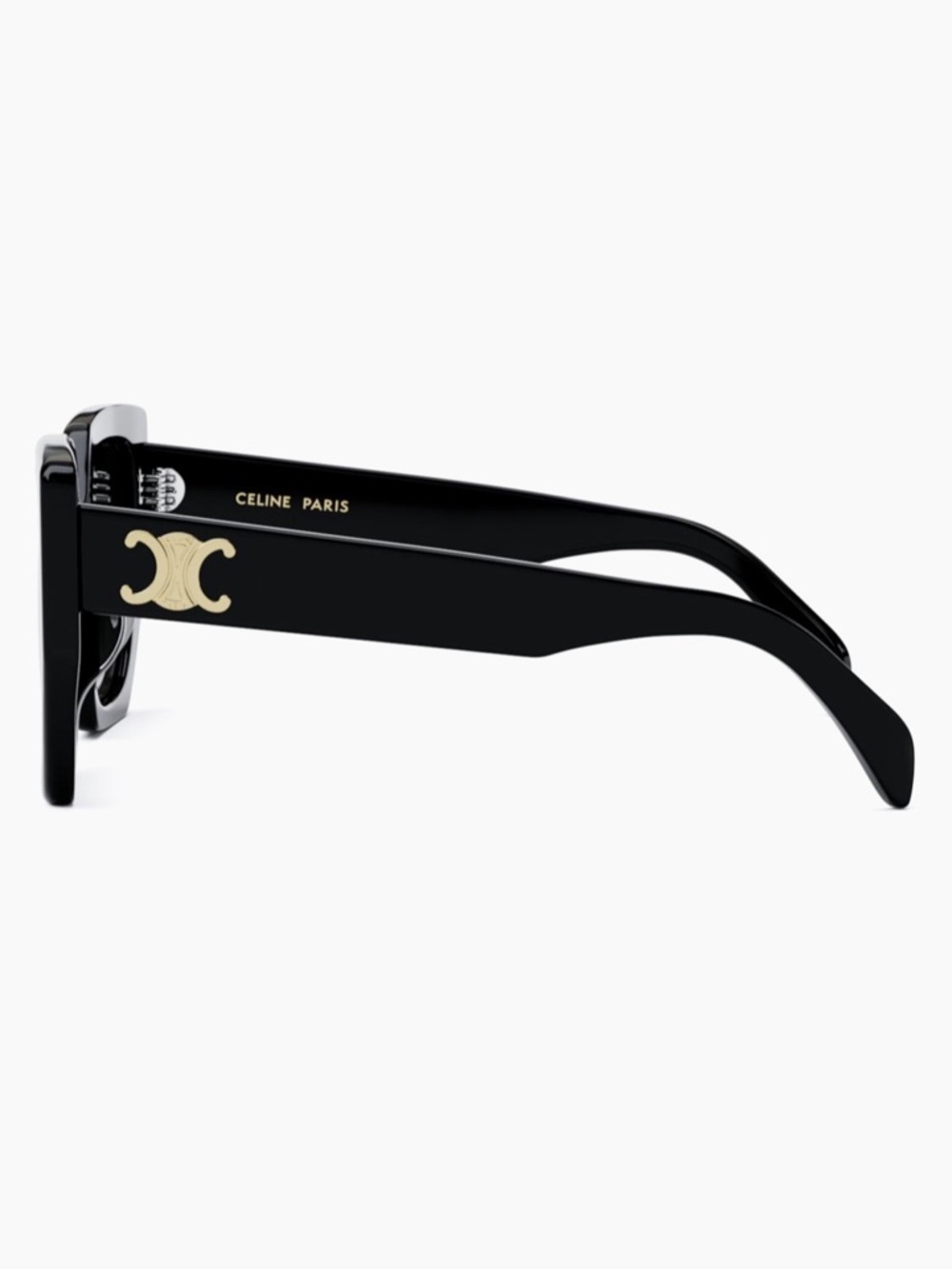 Celine Black Oversized Cat Eye Sunglasses - Picture 3 of 7
